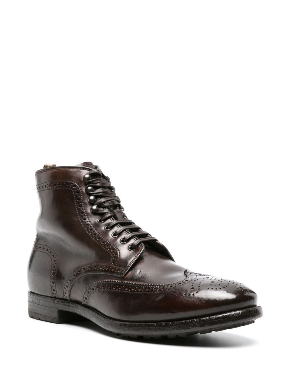 Prince perforated leather boots - 2