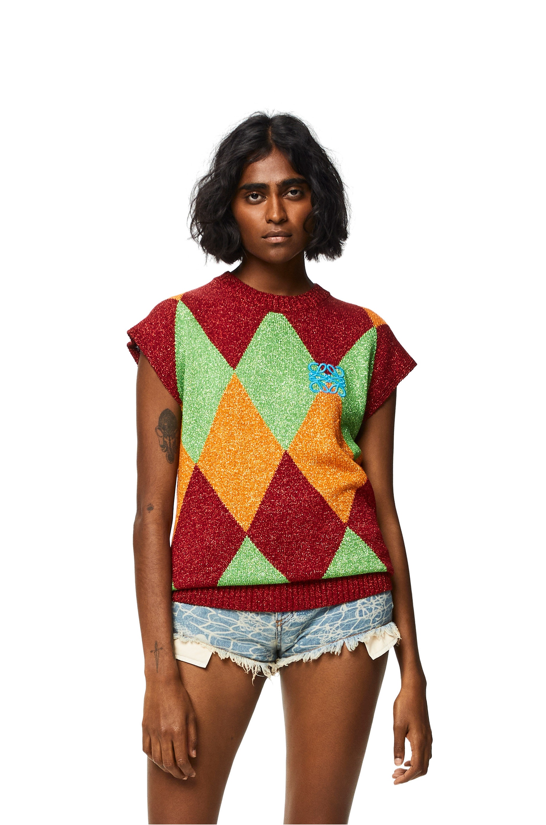 Anagram lurex vest in viscose - 3