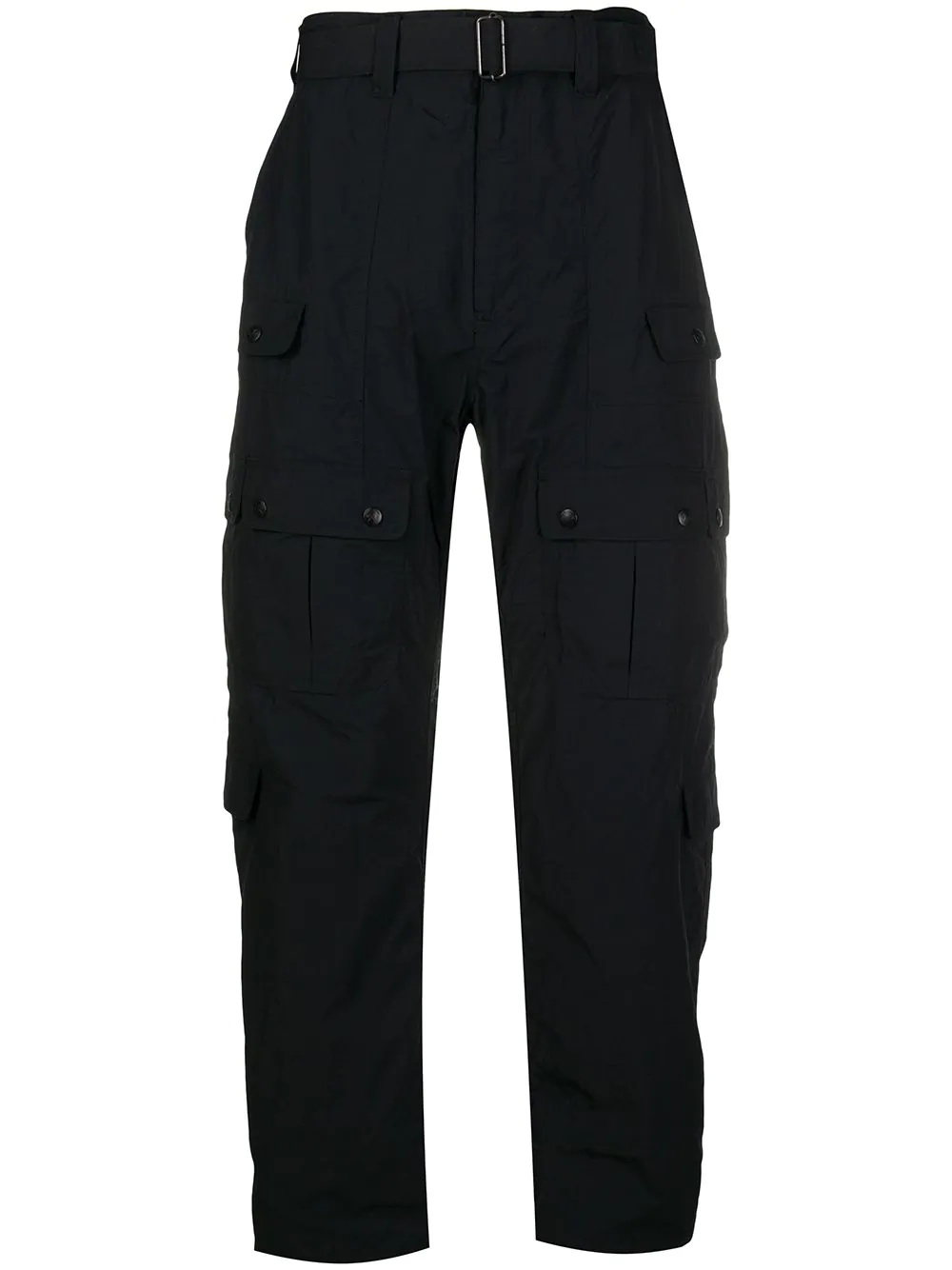 multi-pocket parachute trousers - 1