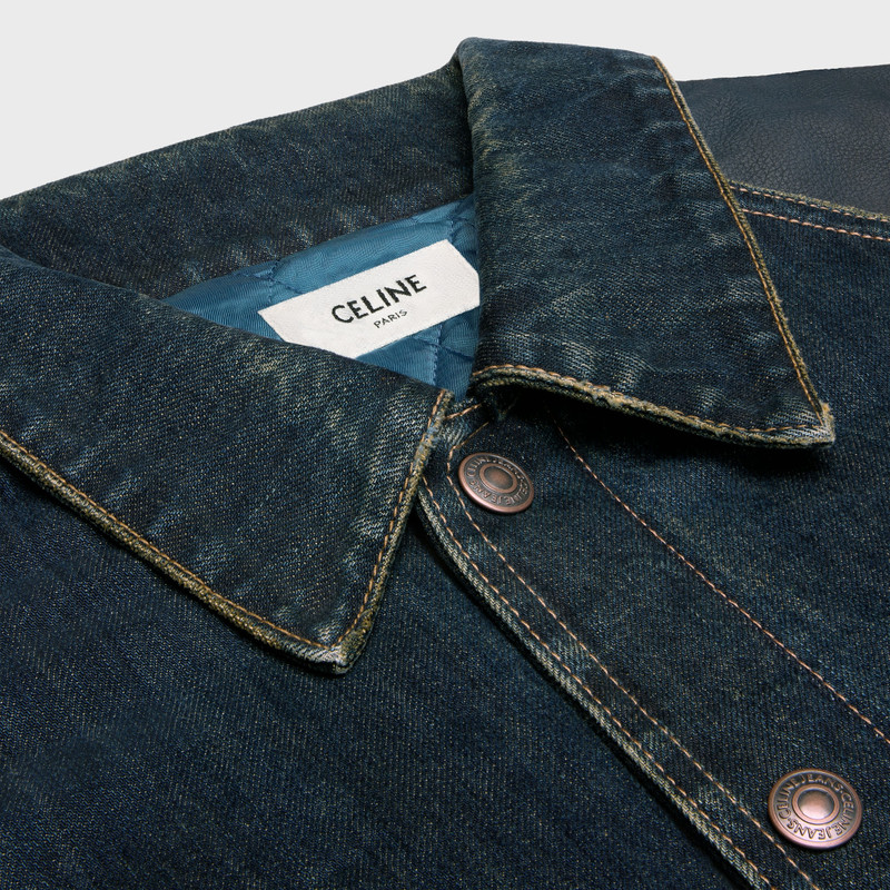TEDDY JACKET IN COTTON DENIM 3