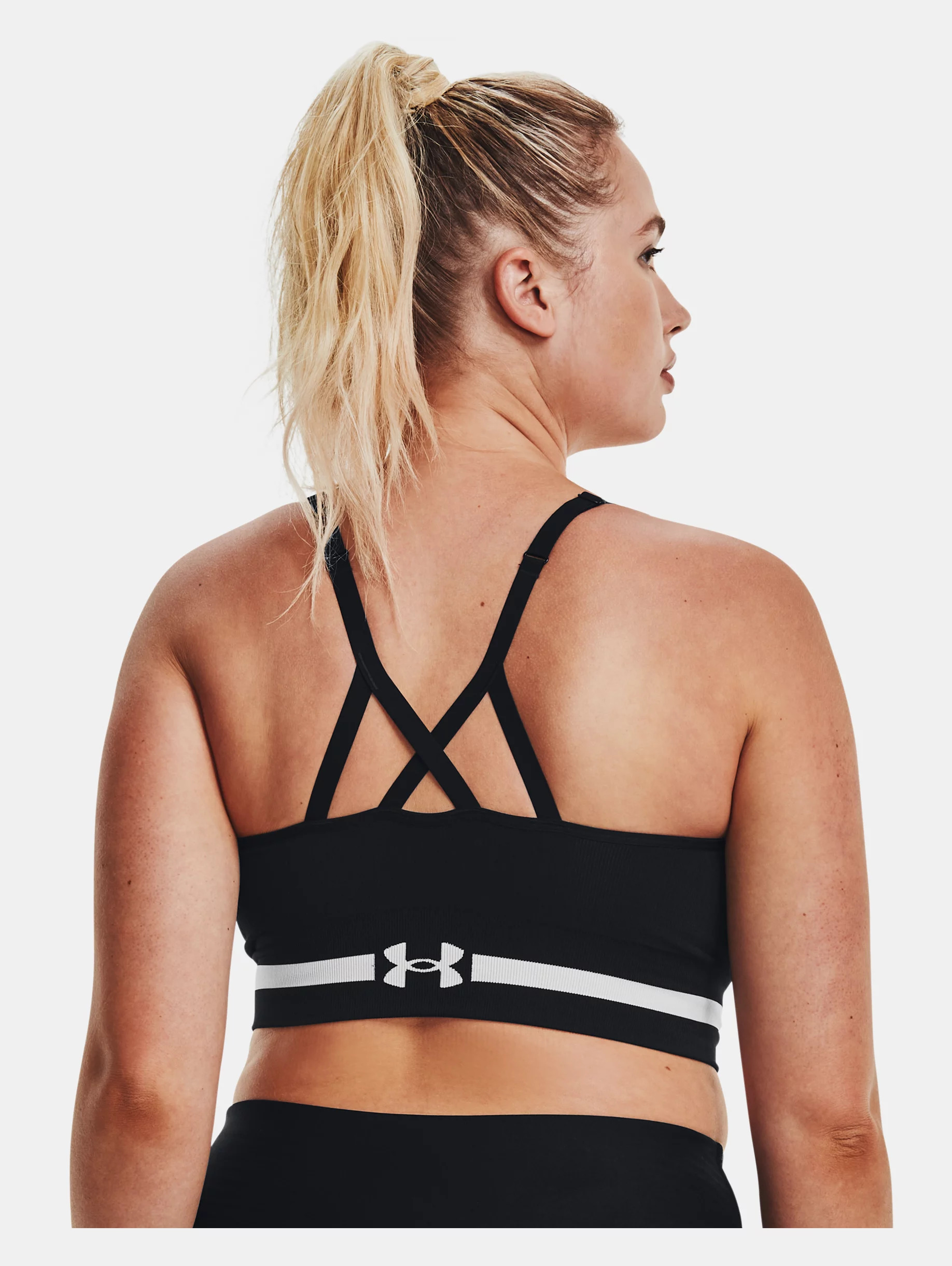 Women's UA Seamless Low Long Sports Bra - 10