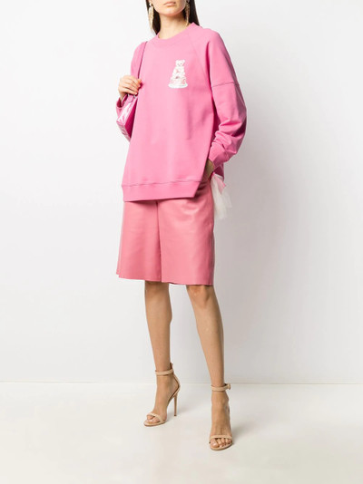 Moschino tulle back sweatshirt outlook