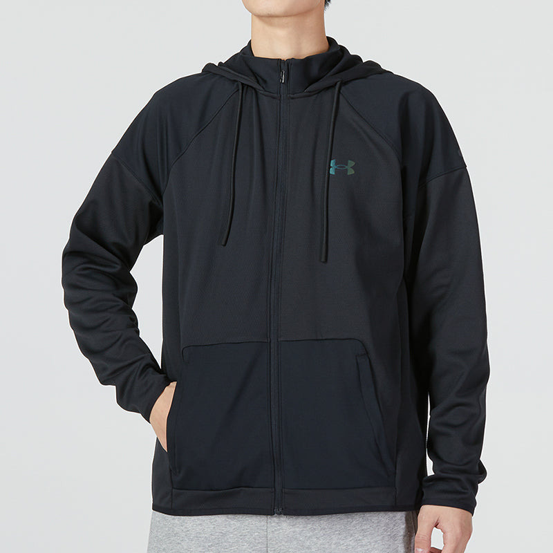 Under Armour RUSH Warm-Up Full-Zip Hoodie Jacket 'Black' 1373719-001 - 4