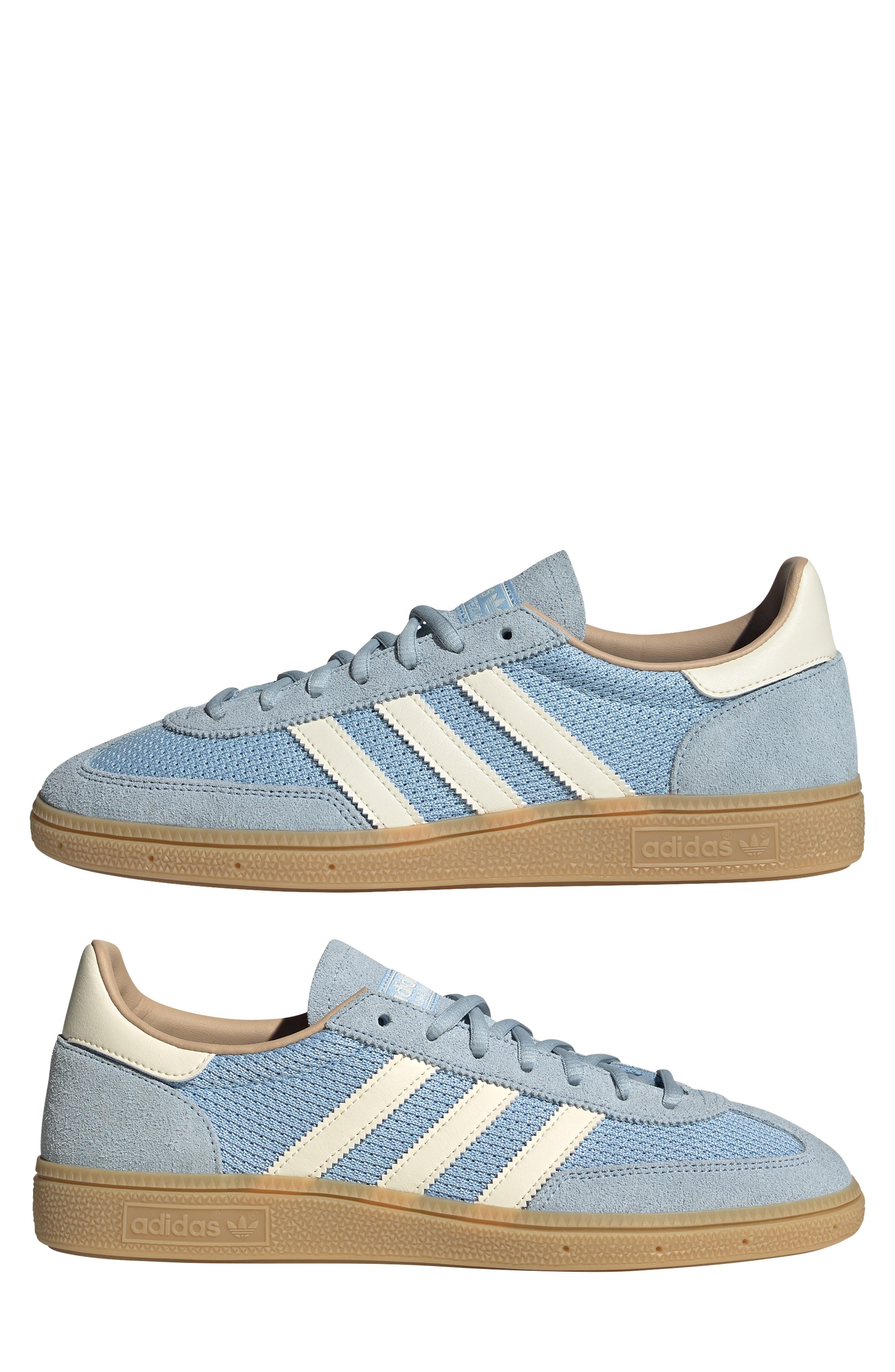 adidas Gender Inclusive Handball Spezial Sneaker in Sky/Cream White/Sandstone at Nordstrom - 9