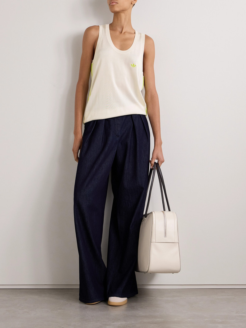 adidas Originals + Wales Bonner Oversized Striped Recycled Knitted Tank outlook