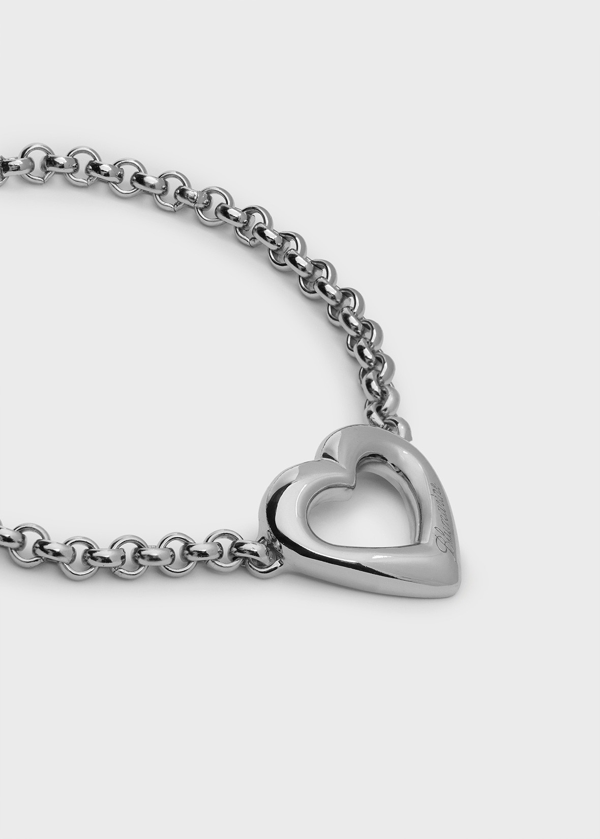 CHOKER WITH METAL HEART - 2