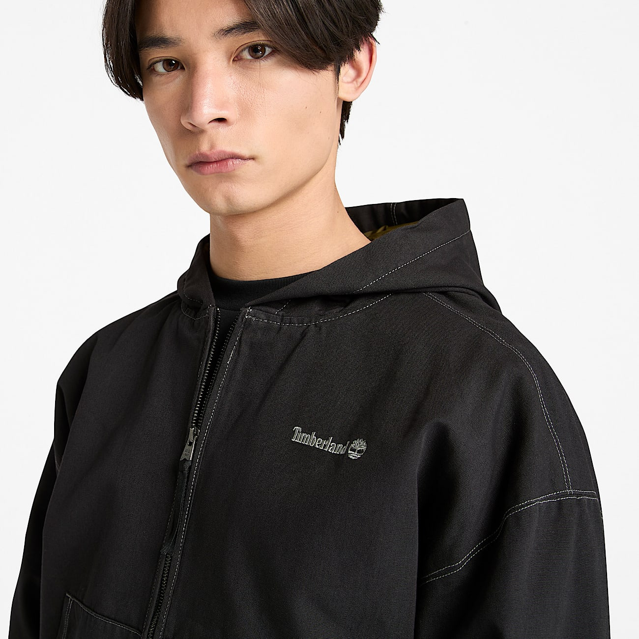 Washed Duck Canvas Hooded Bomber - 5