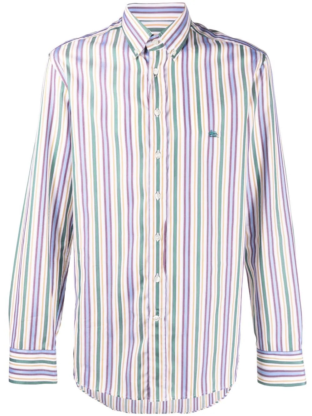 striped cotton shirt - 1