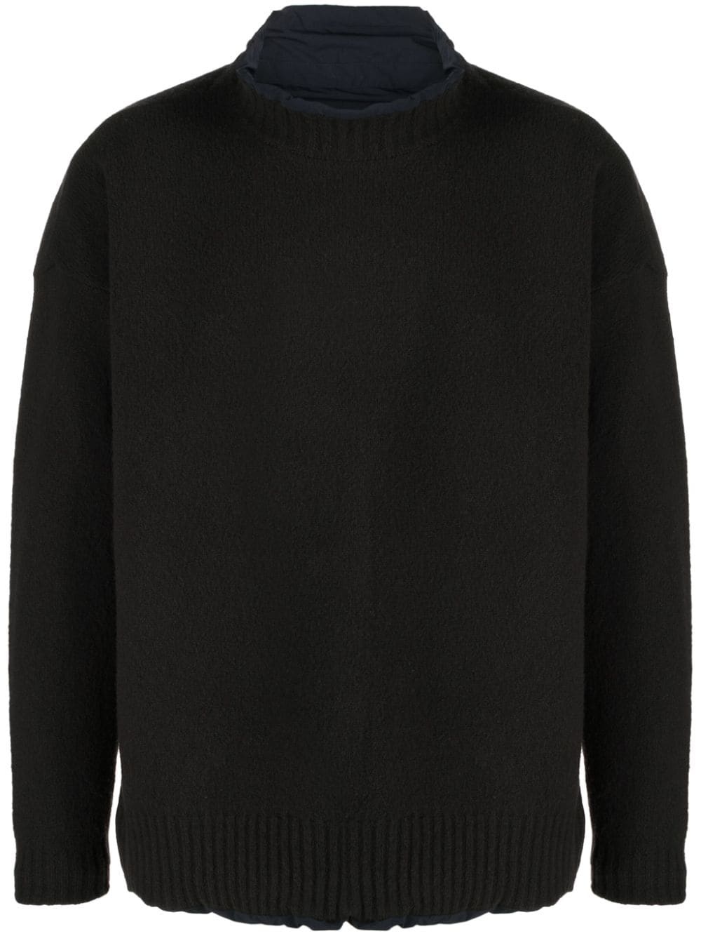 mock-neck reversible jumper - 1