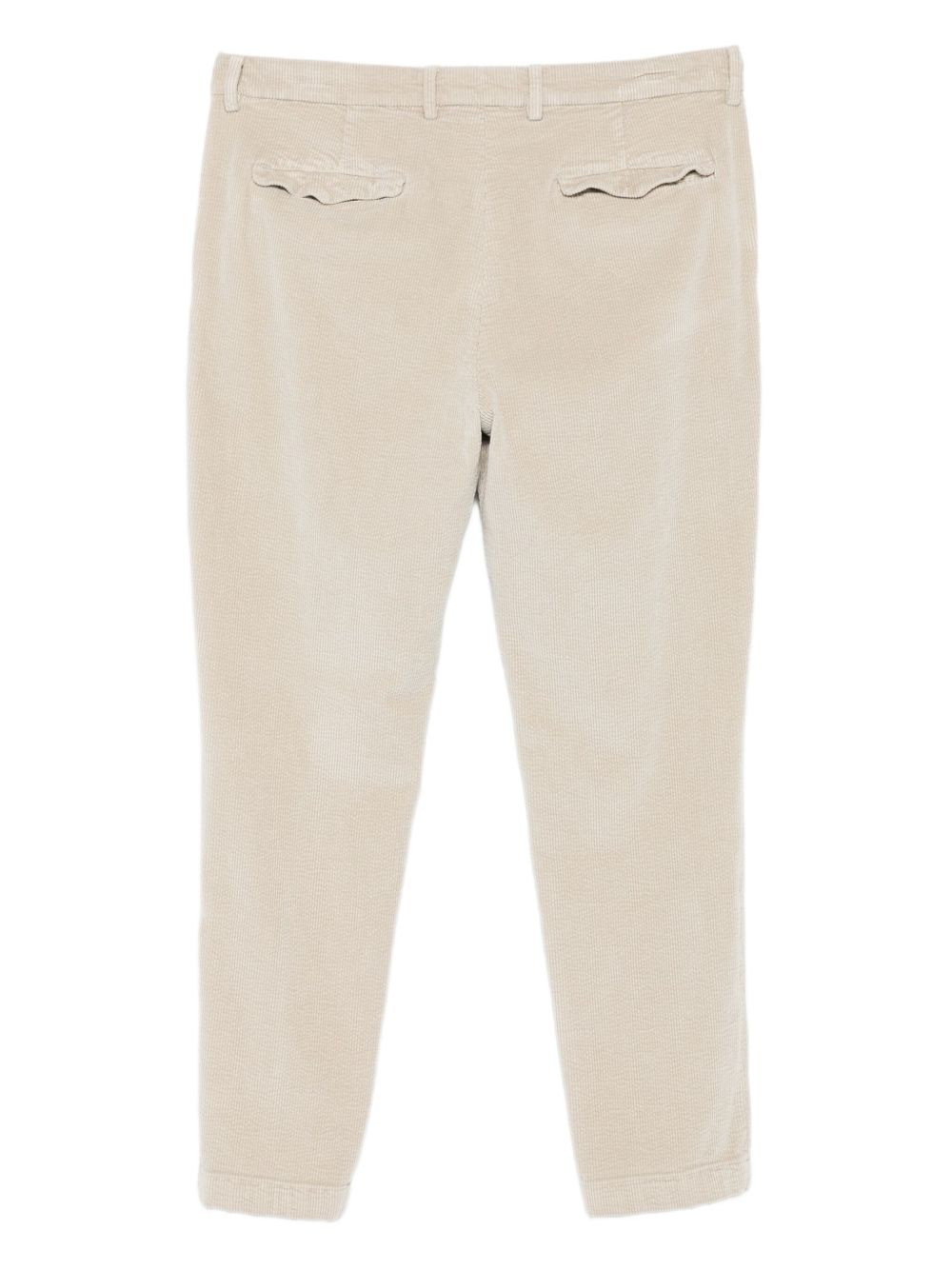slash-pocket corduroy trousers - 2