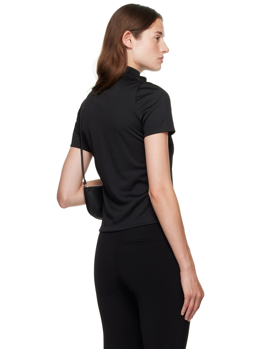 Black Interlock Tracksuit Top - 3