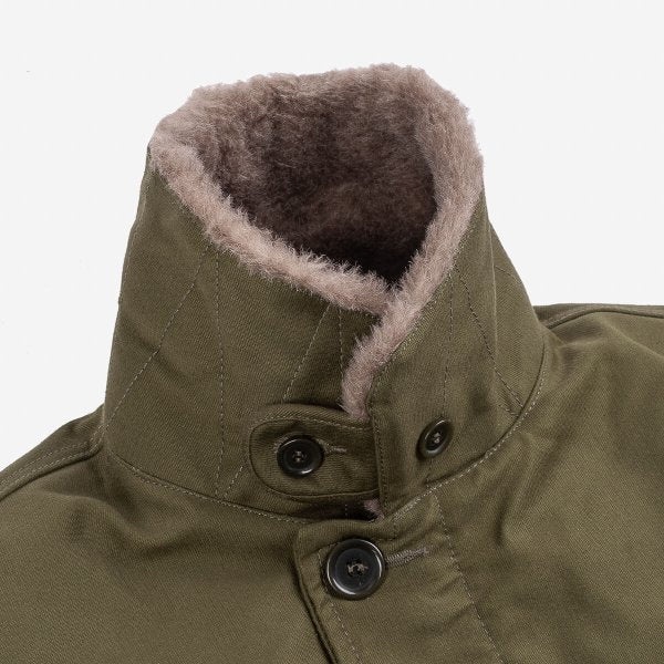 IHM-35-ODG Whipcord N1 Deck Jacket Olive Drab Green - 9