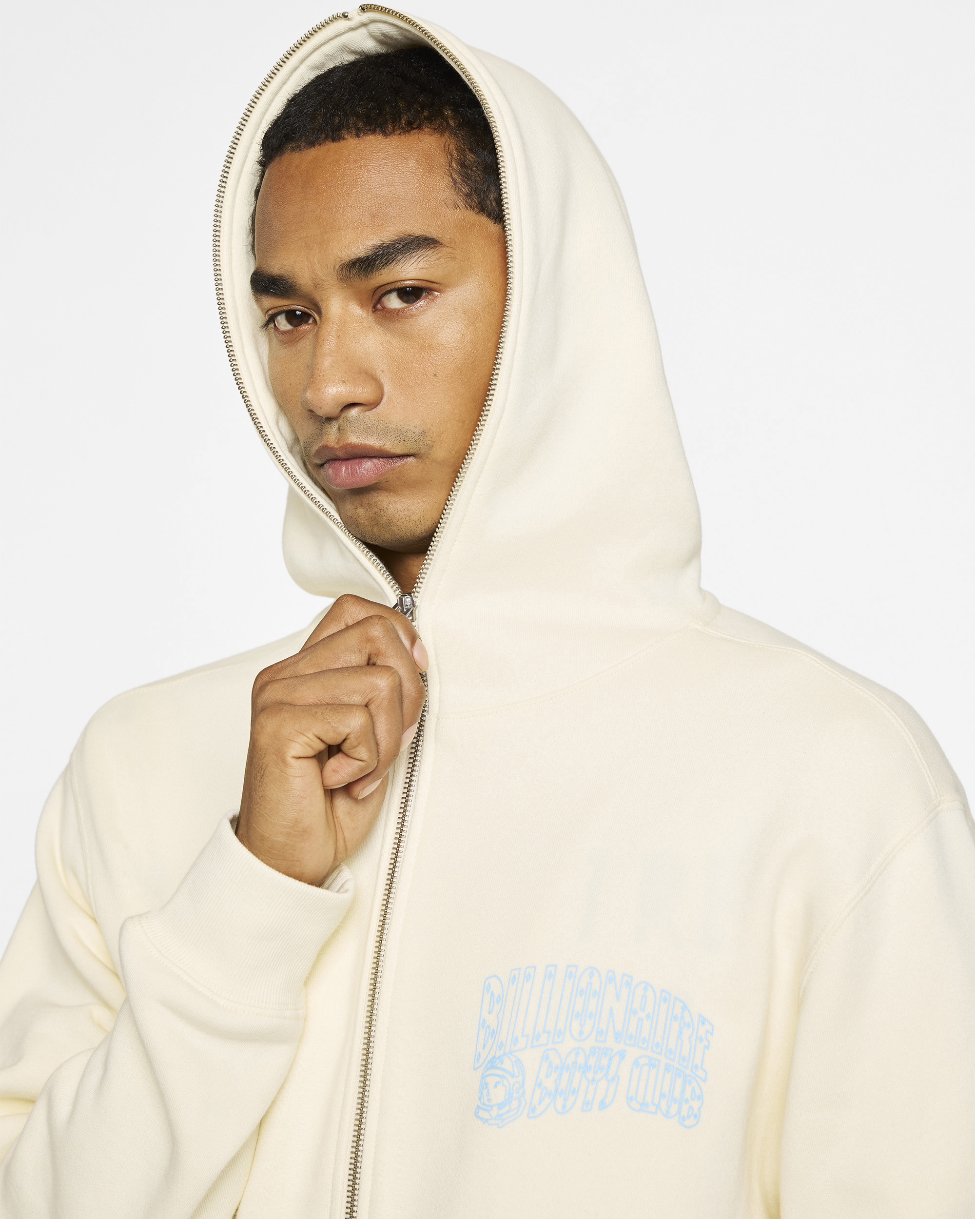 SMALL CURVE ZIP HOODIE - 5