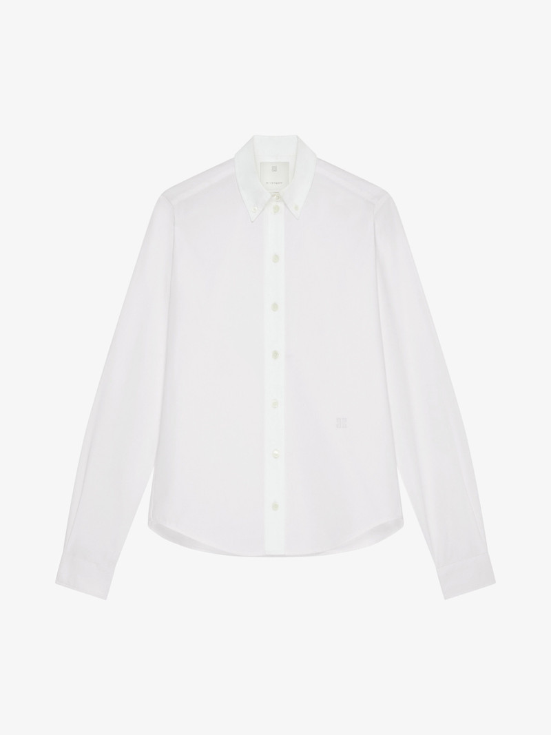 CLASSIC OXFORD SHIRT IN EMBROIDERED POPLIN - 1