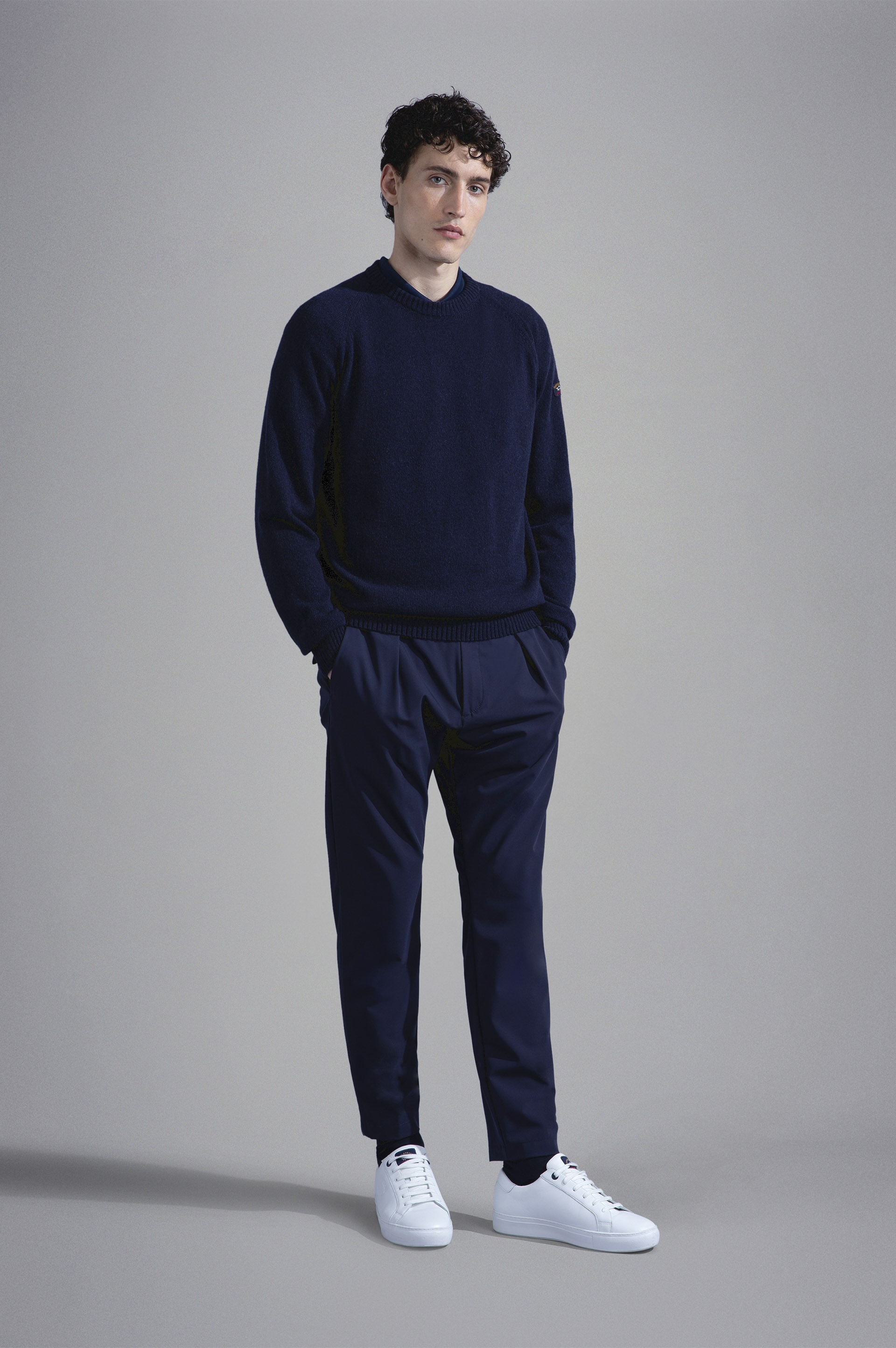 STRETCH NYLON TROUSERS WITH DRAWSTRING - 2