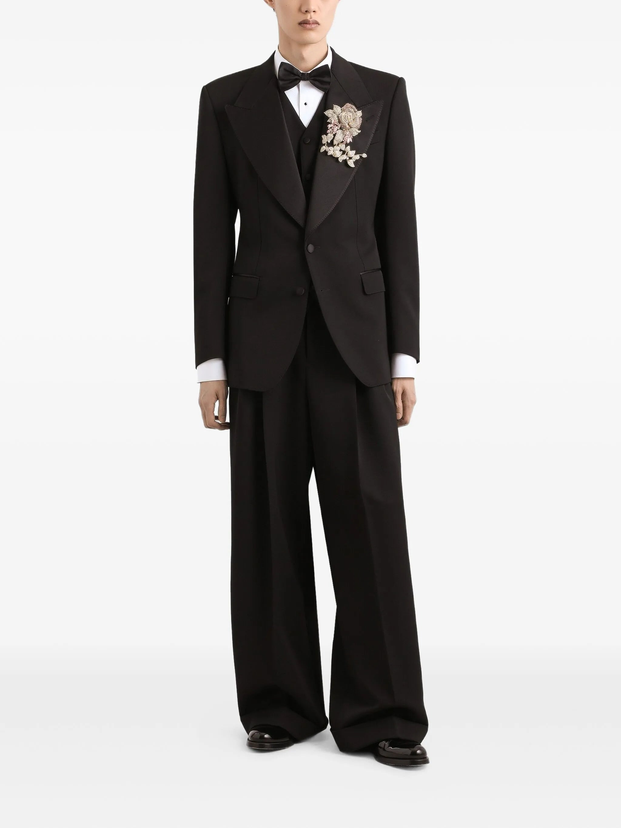Dolce & Gabbana Satin-lapel Blazer - 3