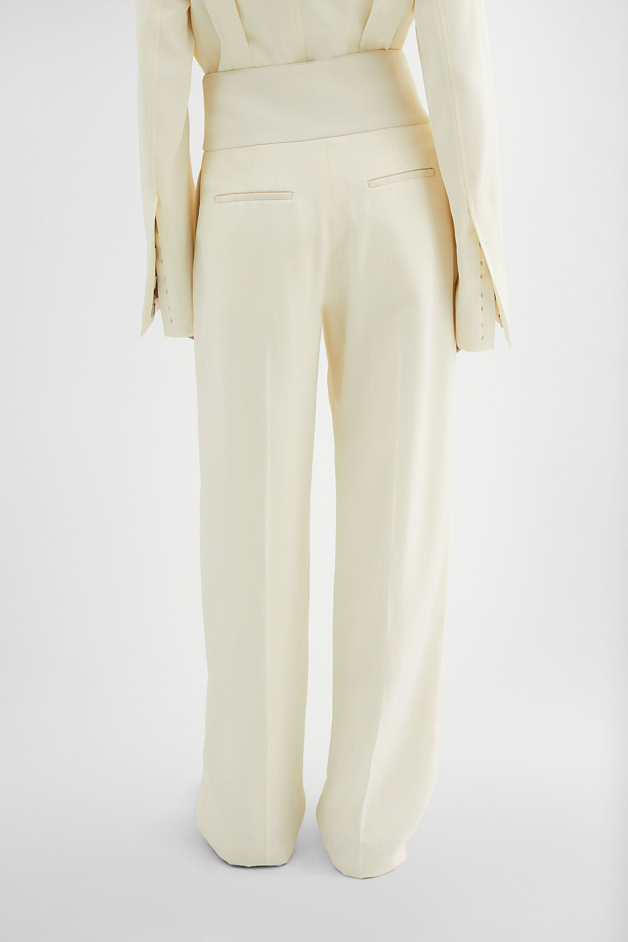 Silk Blend Trousers - 6