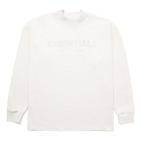 Fear of God Essentials FW21 Innersect Long Sleeve Logo Tee 'Greige' 125BT212090F - 1