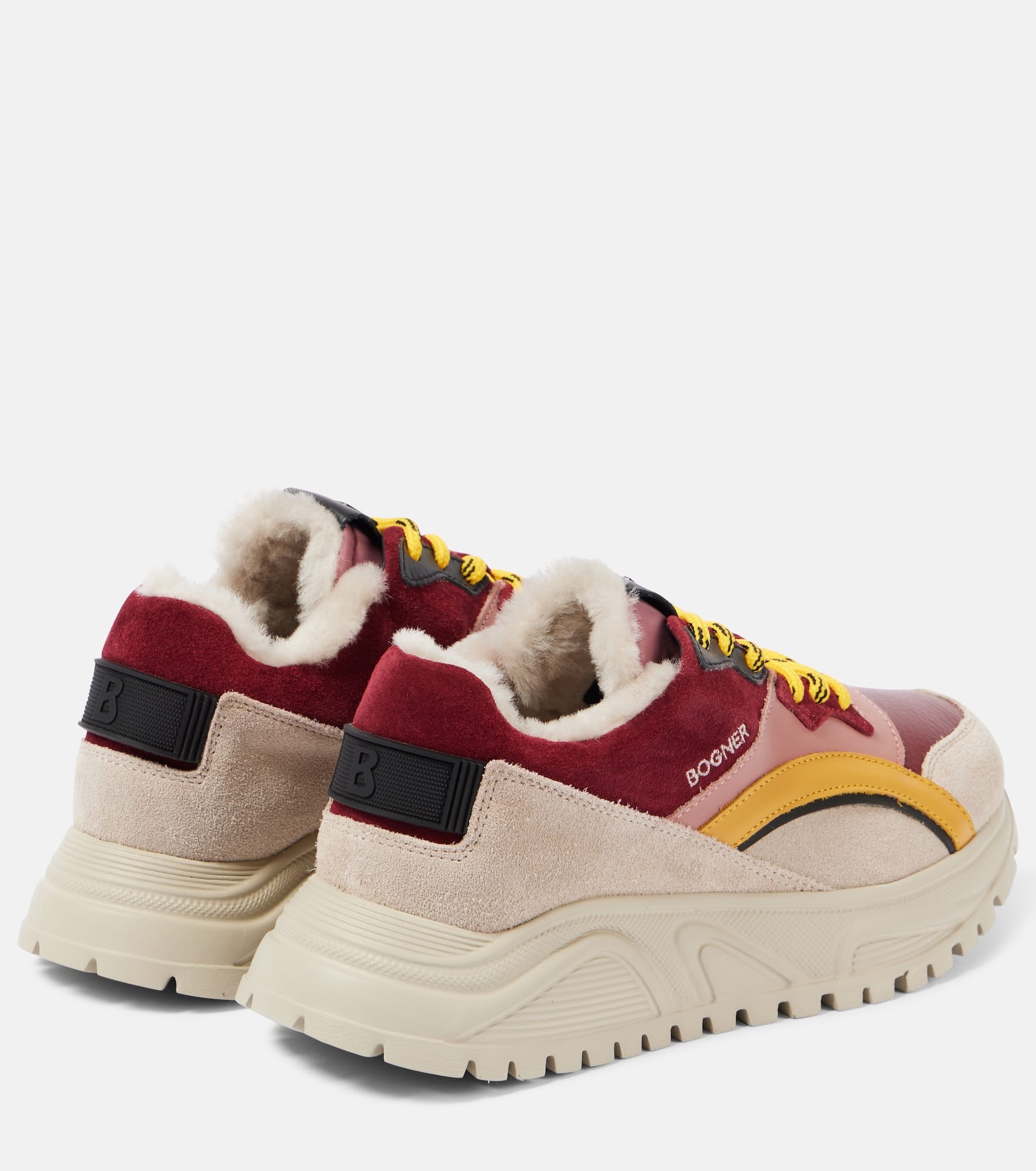 Malaga 21 shearling-lined suede sneakers - 2