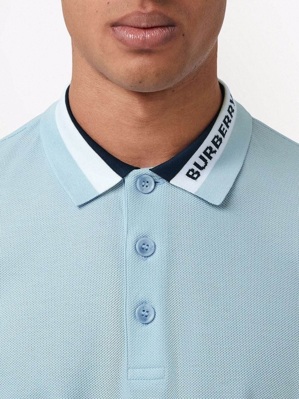 logo detail piqué polo shirt - 5