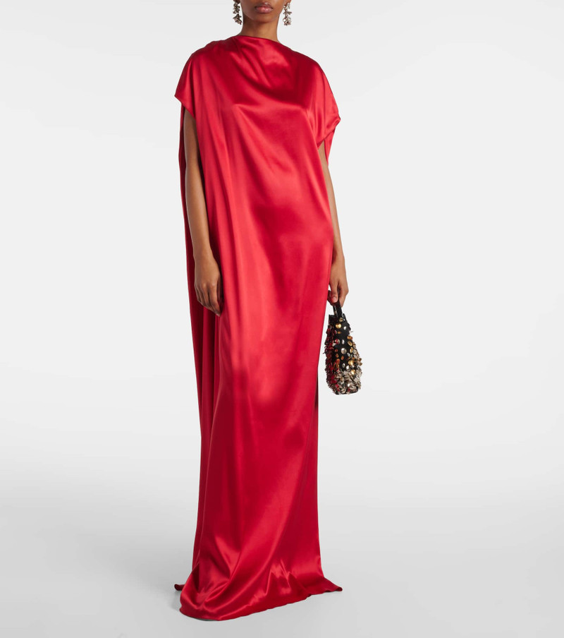 Dries Van Noten Silk-blend satin gown outlook