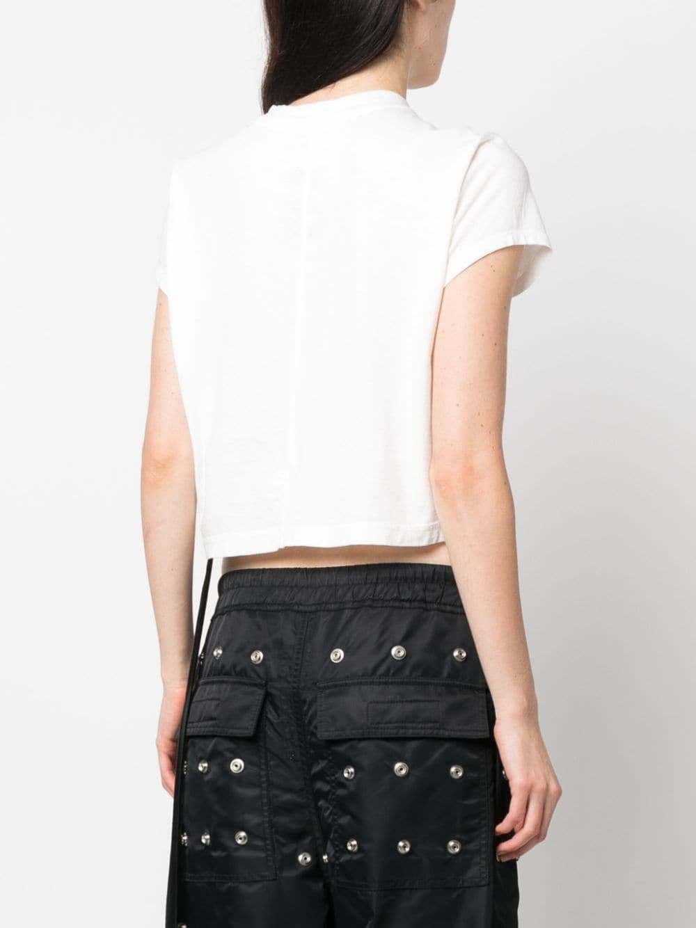 Level cotton cropped T-shirt - 4