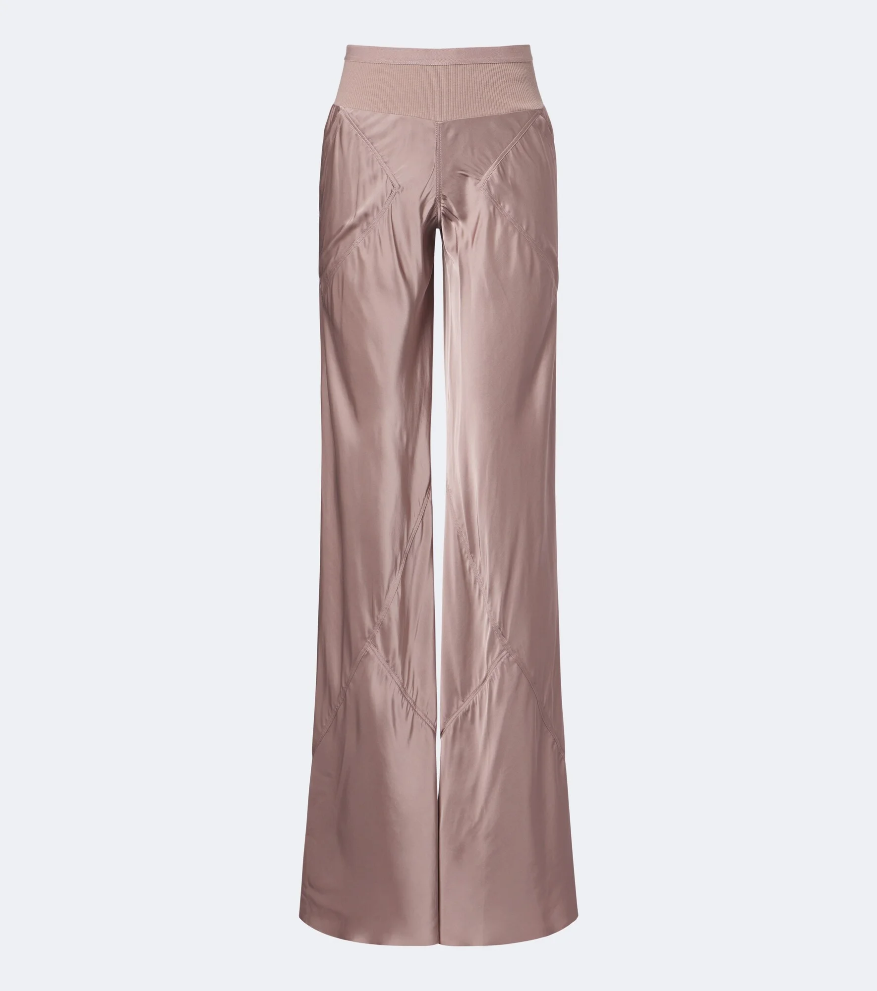 Bias satin wide-leg pants - 1