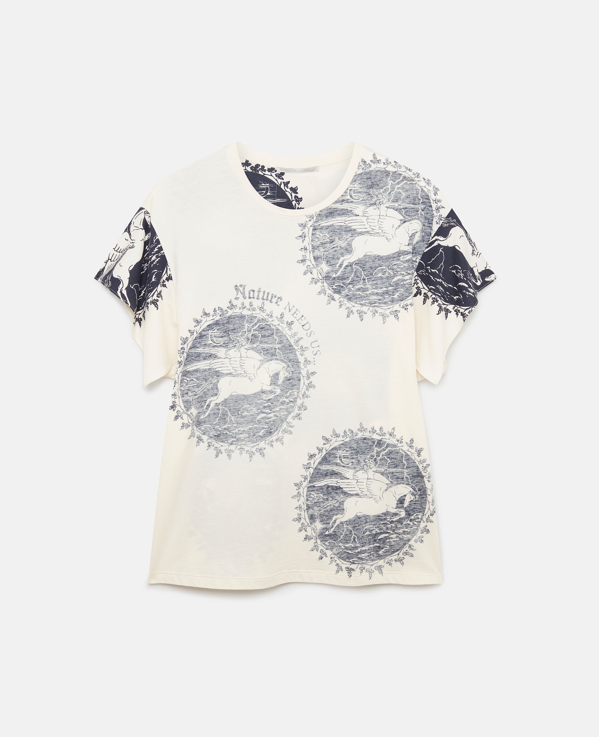Eco Warrior Stamp Print Regenerative Cotton T-Shirt - 1