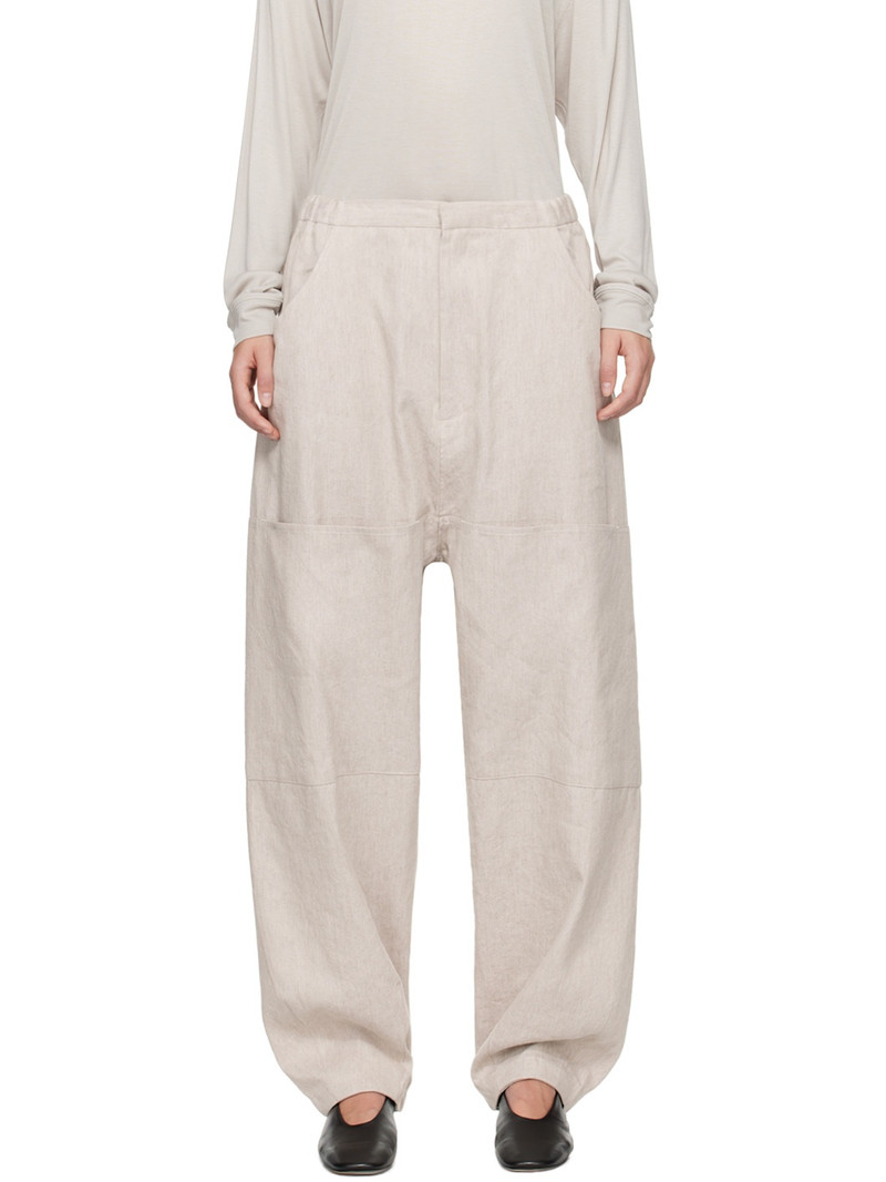 Beige Painter Trousers 1