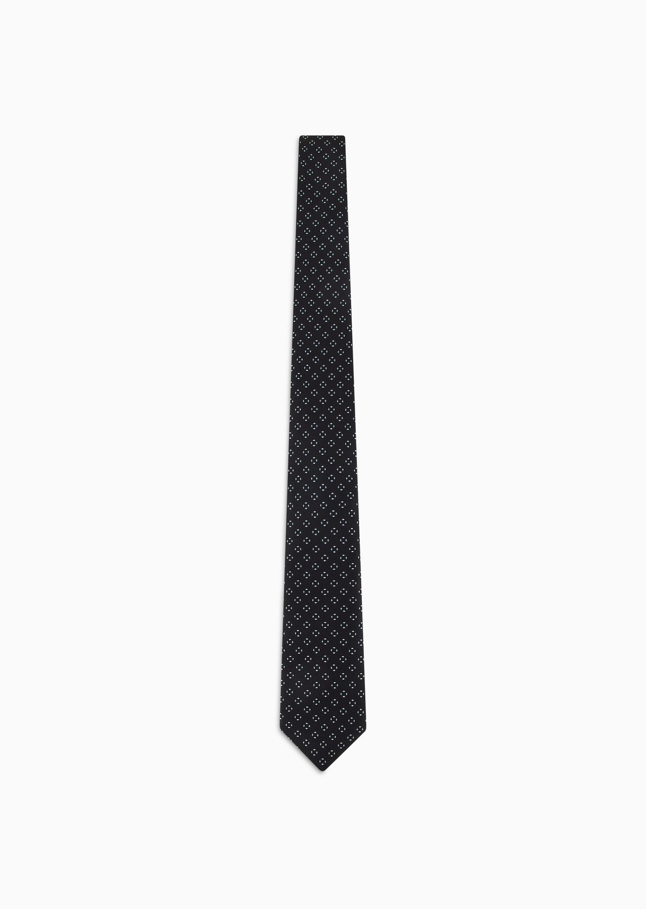 ASV organic silk jacquard tie - 1