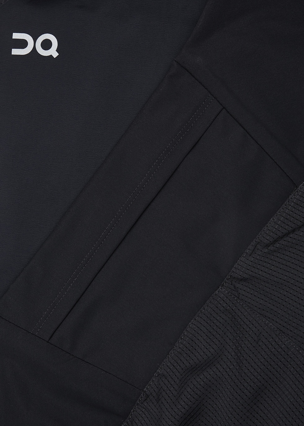 Black panelled stretch-shell shorts - 5