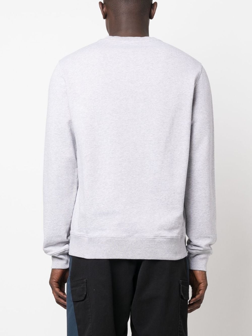 logo-print cotton sweatshirt - 4
