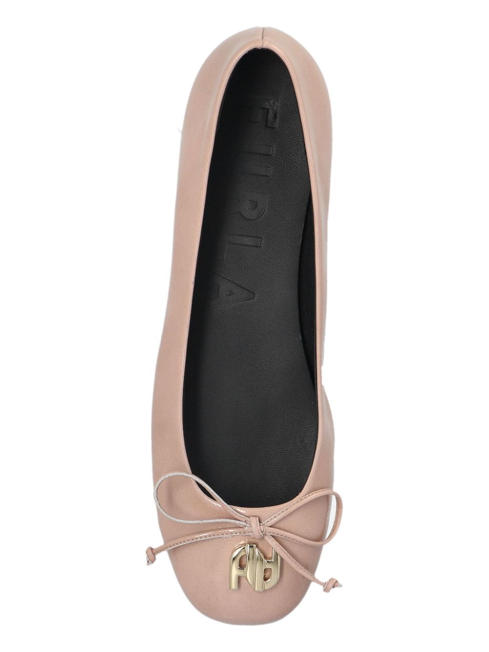 logo-plaque ballet flats - 6