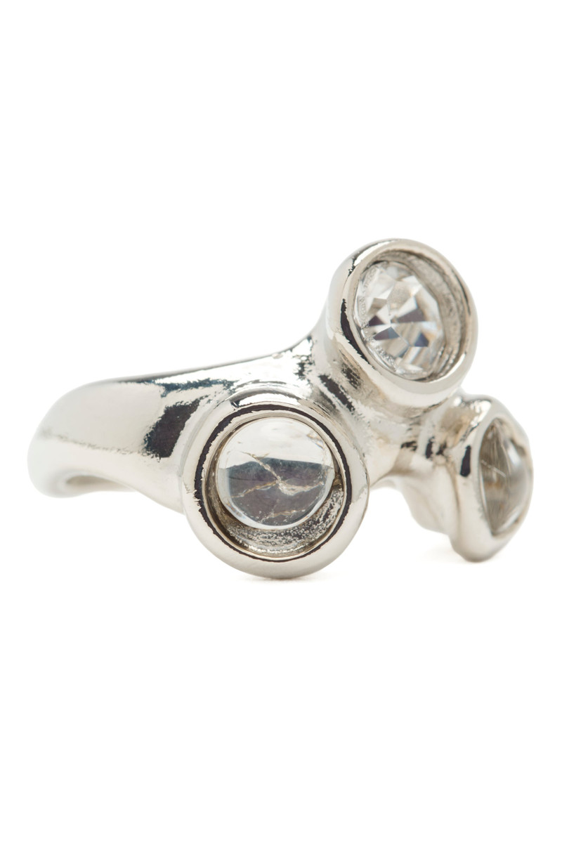 Collina Strada SILVER CLEAR FLORENCE TOE RING outlook