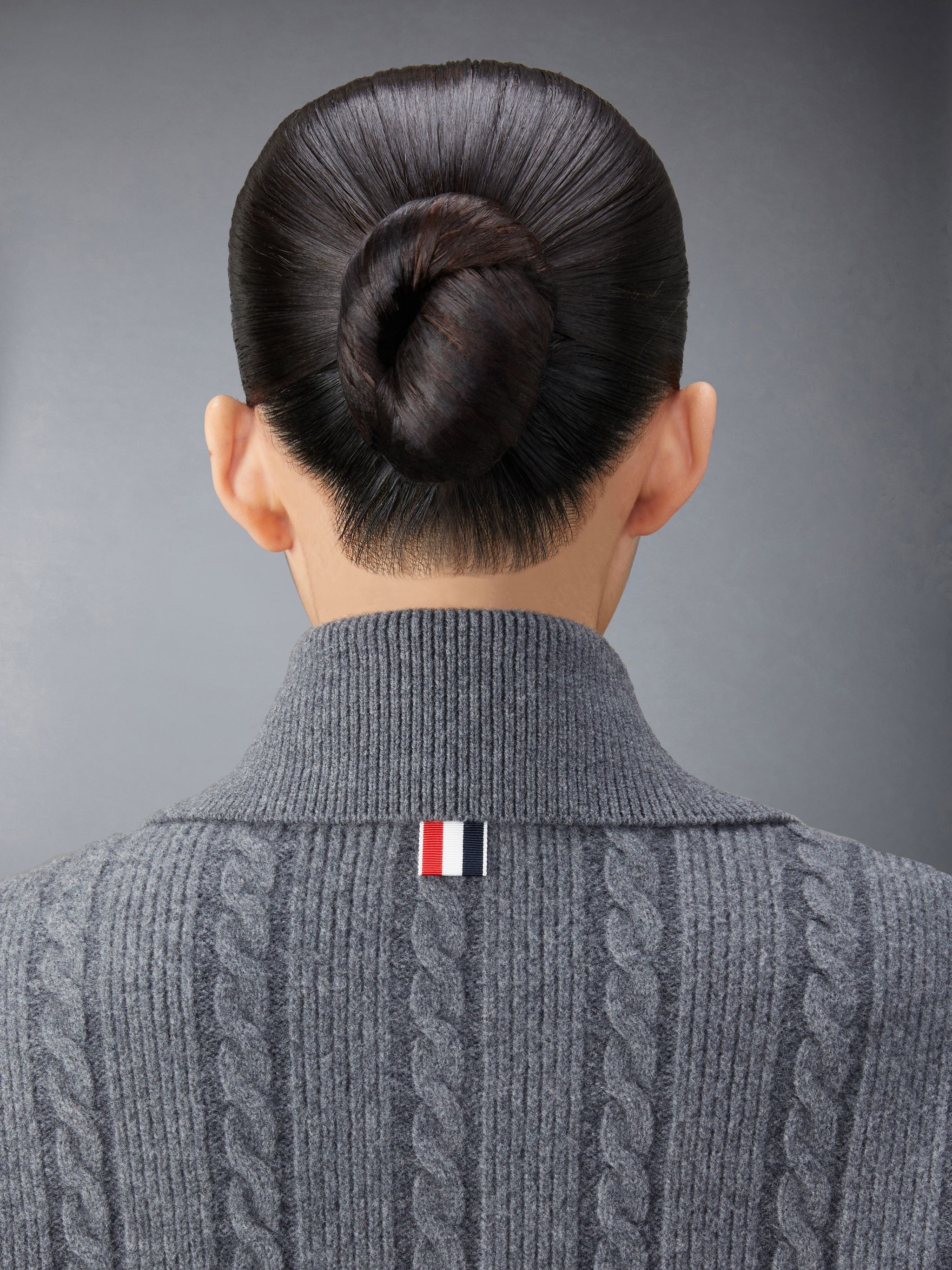 Merino Wool and Cotton 4-Bar Cable Overcoat - 4