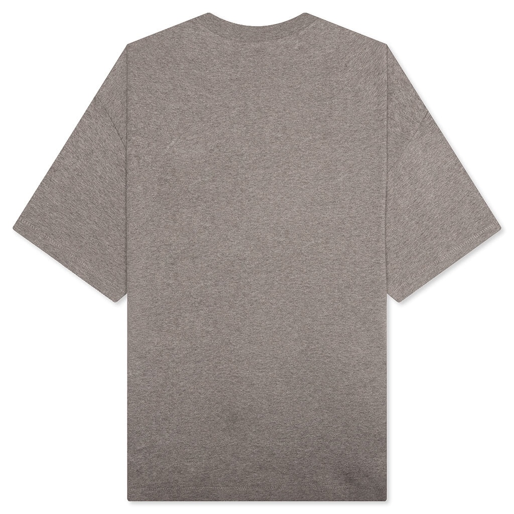 ESSENTIALS S/S TEE - HEATHER GREY - 2