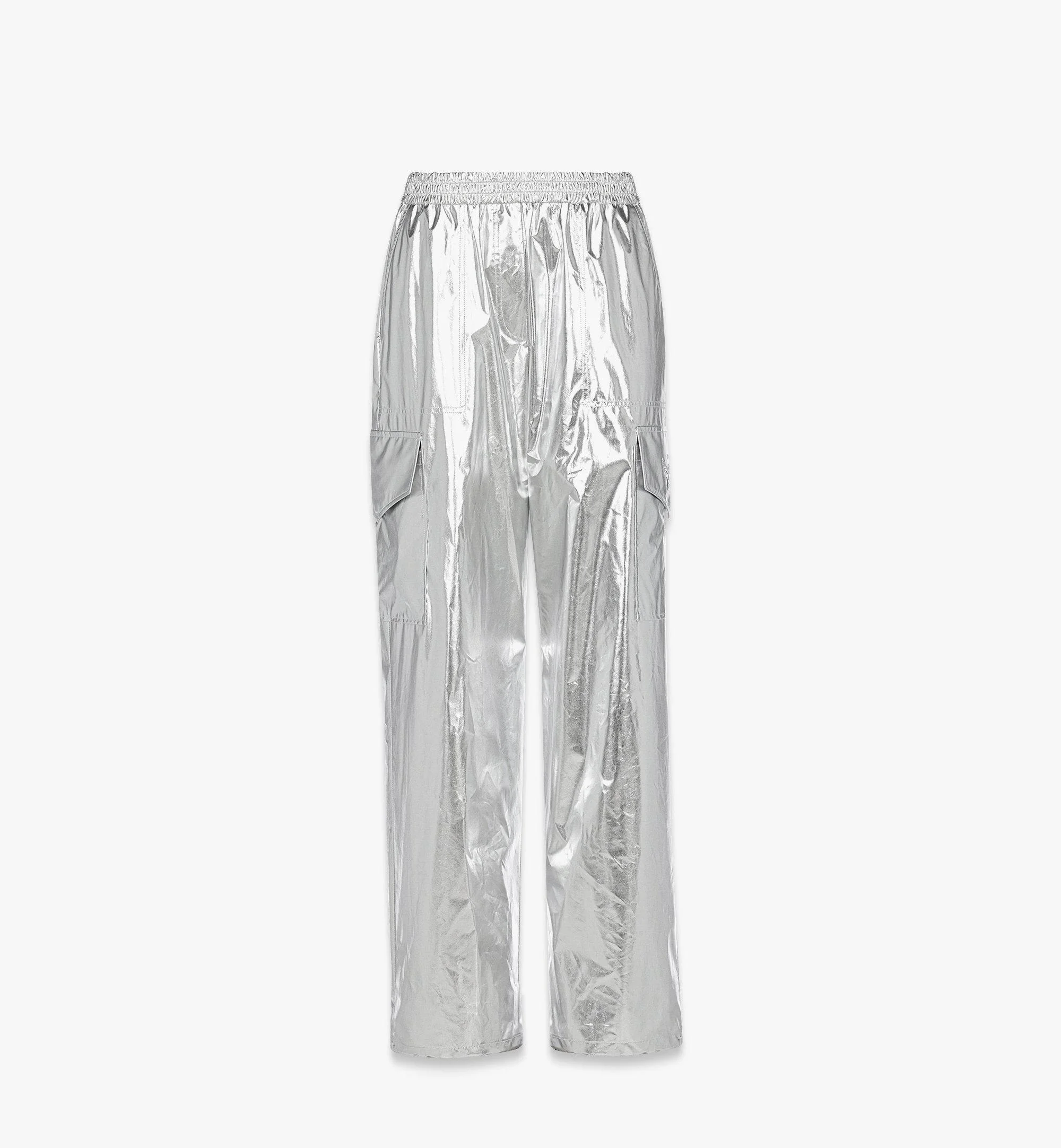 Cargo Pants in Metallic Polyester - 1
