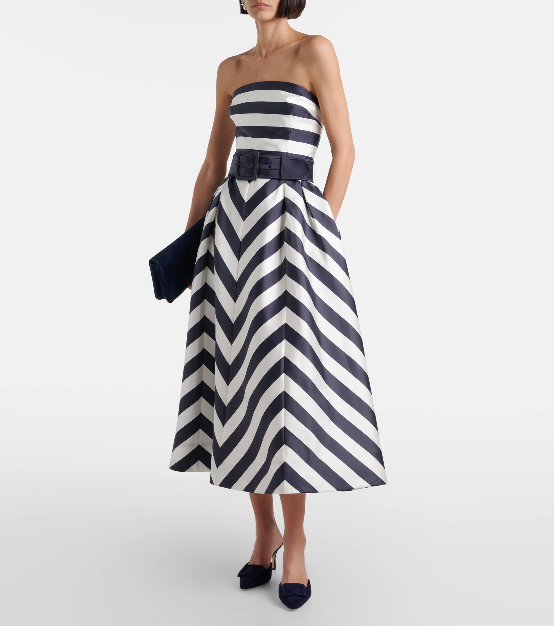 Ariadne striped midi dress - 2