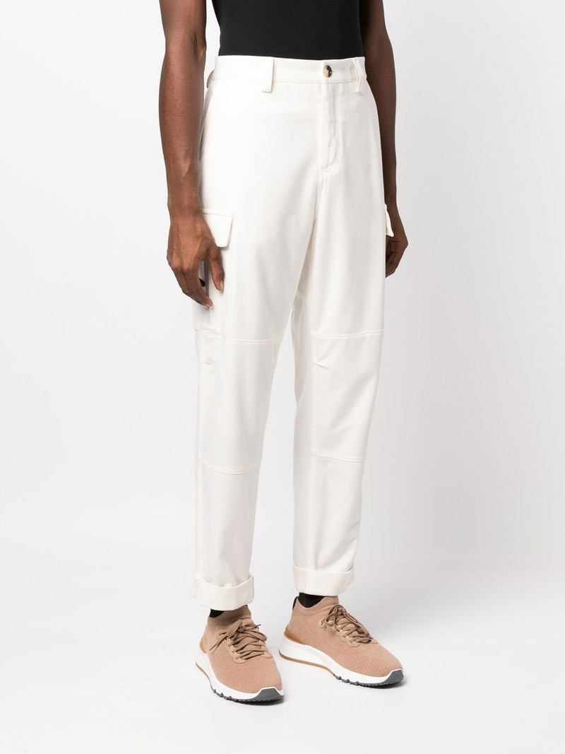 tapered-leg cargo trousers 3