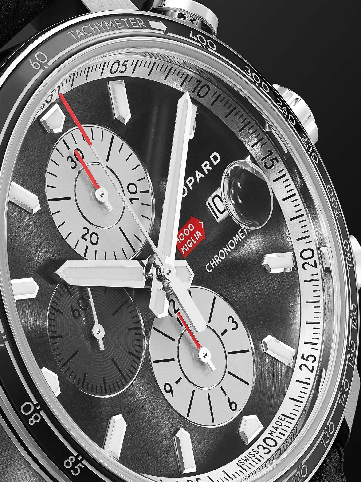 Mille Miglia 2021 Race Edition Limited Edition Automatic Chronograph 44mm Stainless Steel and Leathe - 6