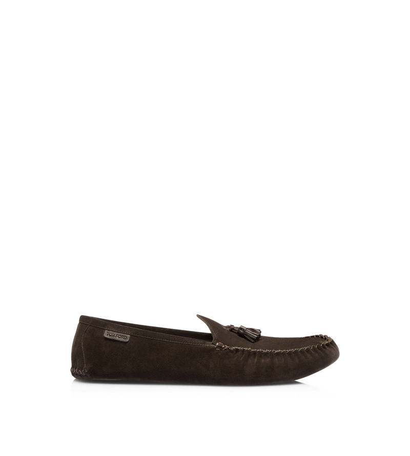 SUEDE AND WOOL LINED HOWARD INDOOR SLIPPER 1