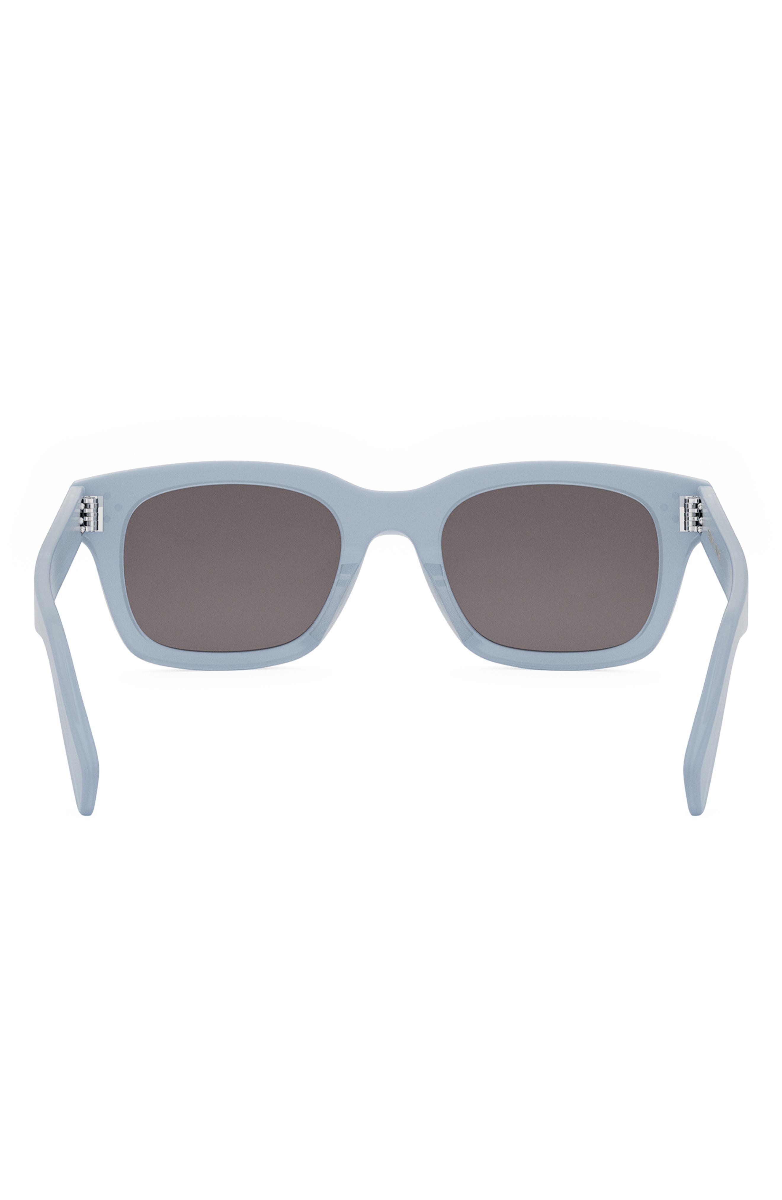 CELINE Bold 3 Dots 50mm Square Sunglasses in Grey/Other /Smoke at Nordstrom - 6
