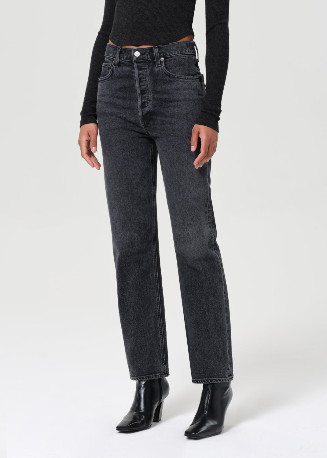 90'S PINCH WAIST HIGH RISE STRAIGHT IN HITCH - 5