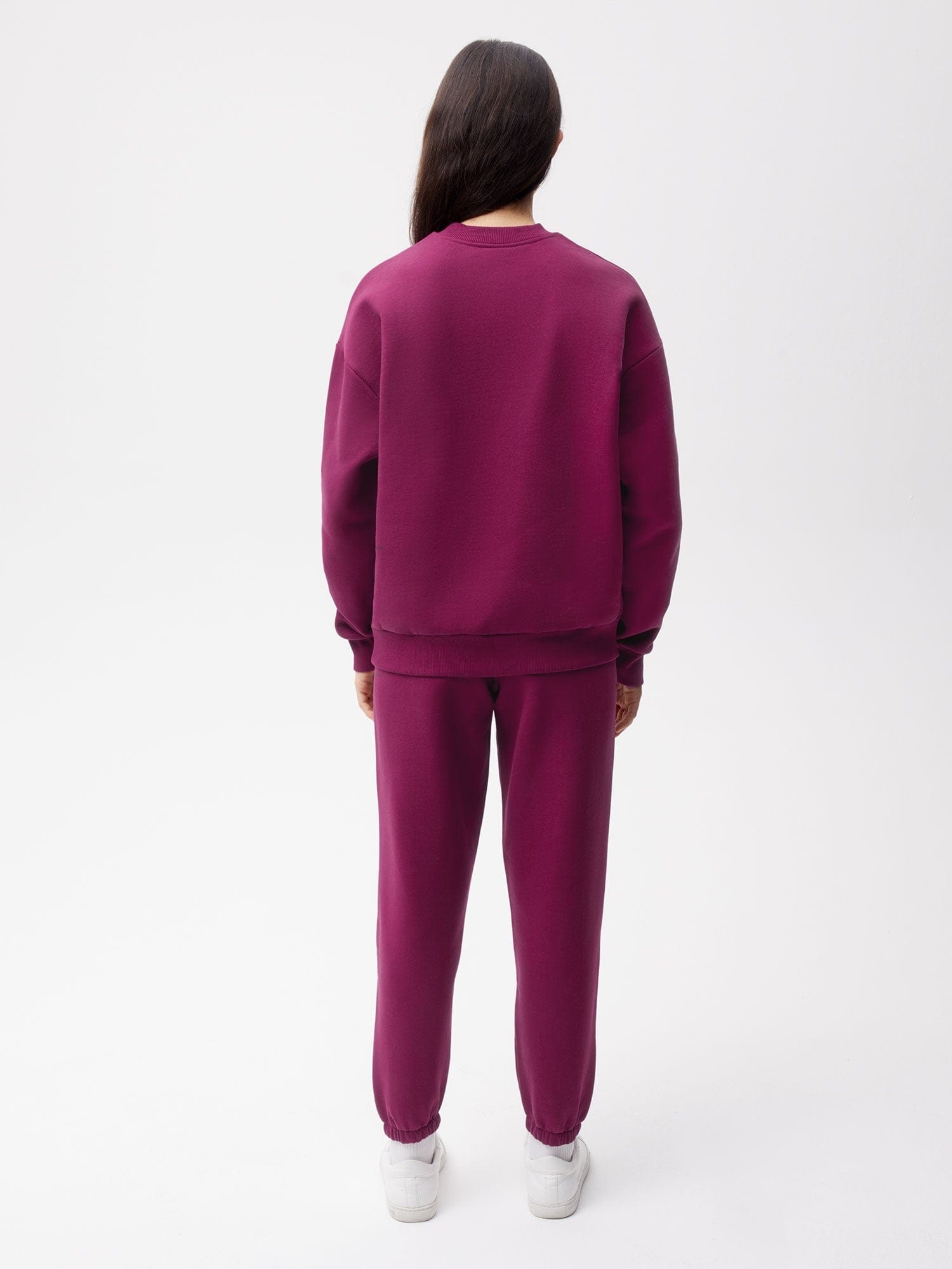 Womens Archive 365 Heavyweight Track Pants - Plum Purple - 3