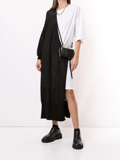 Y's colour-block asymmetric dress outlook