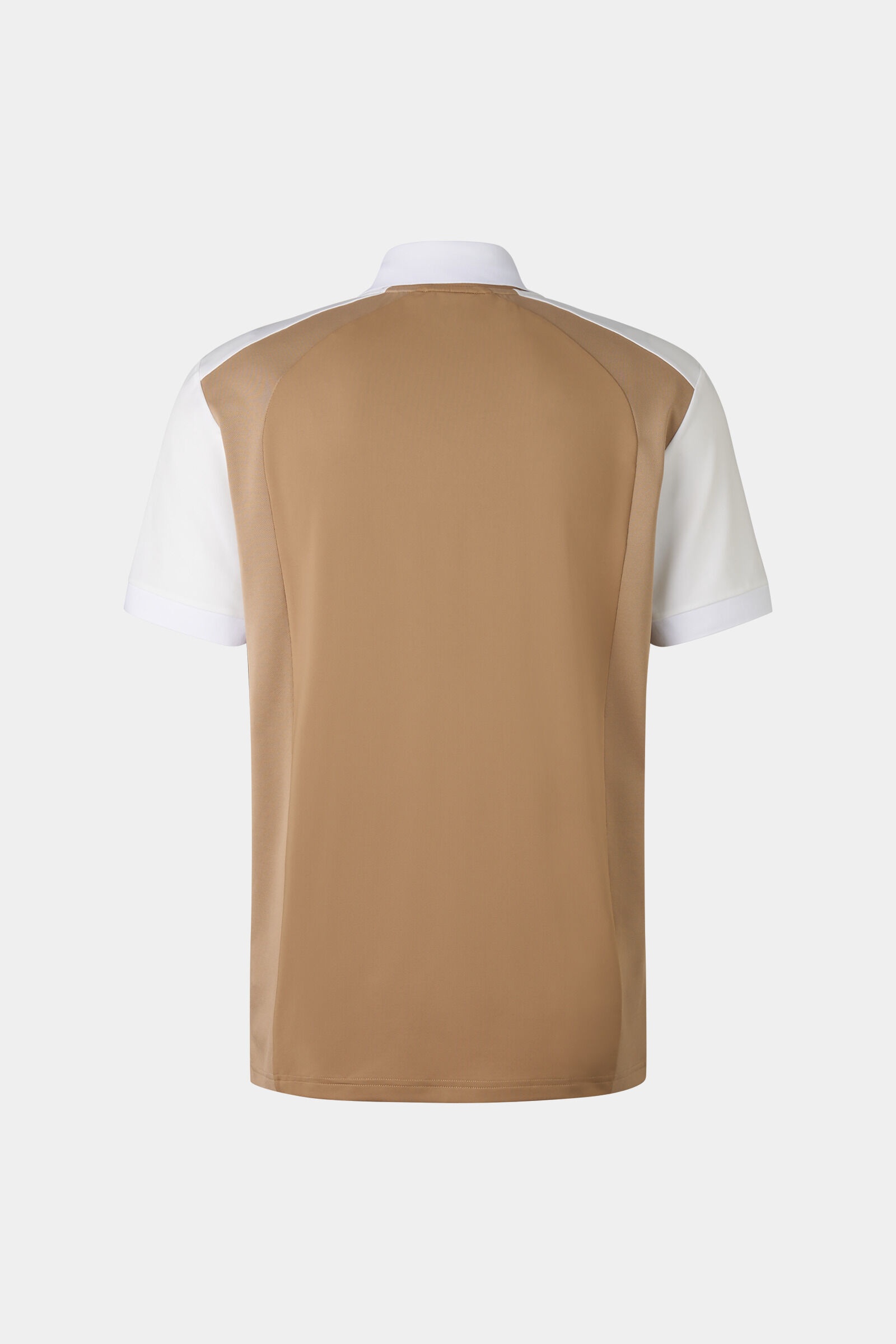 Kjell functional short-sleeved top in Caramel/white - 6