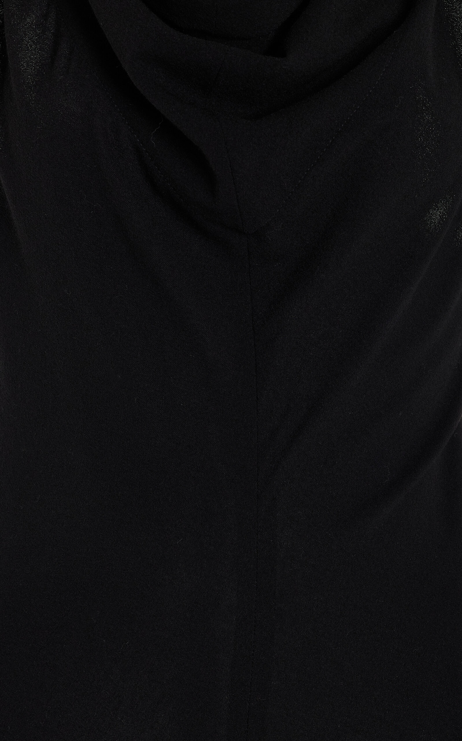 Cowl-Neck Crepe Maxi Dress black - 5