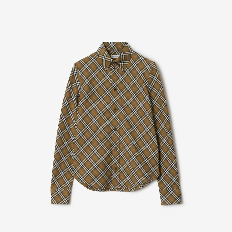Check Cotton Shirt 1