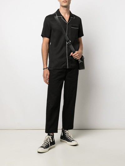 Ksubi cropped straight-leg cotton trousers outlook