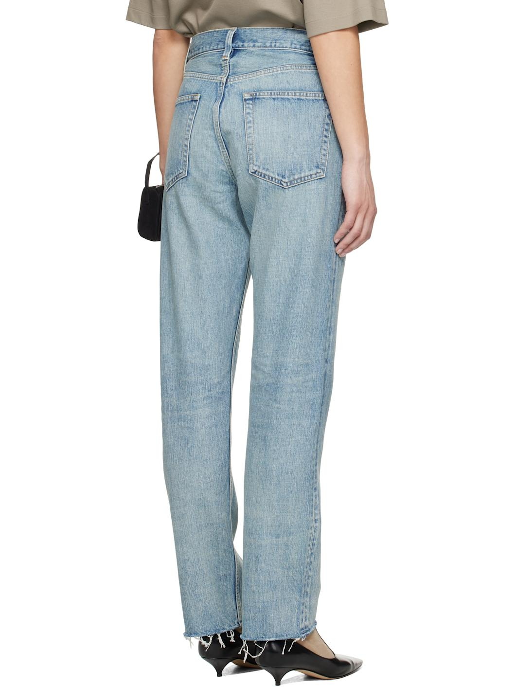 Blue Classic 5 Pocket Jeans - 3